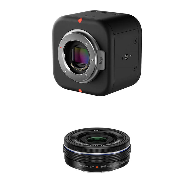 Logitech Mevo Core Cámara UHD 4K con lente Olympus 14-42mm Kit negro