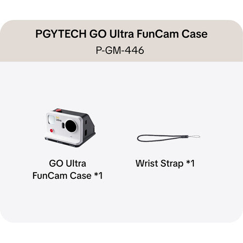 PGYTECH GO Ultra FunCam Estuche para Cámara de Acción con Espejo Frontal y Indicador de Estado