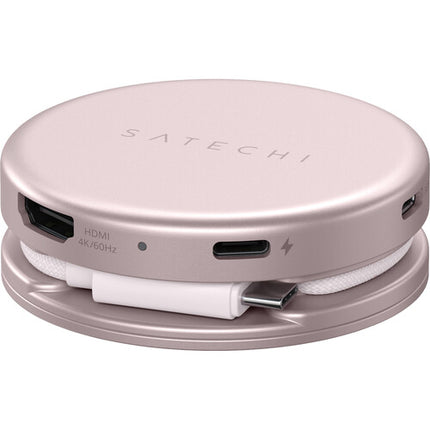 Satechi OntheGo Adaptador Multipuerto 5 en 1 para MacBook Neo HDMI 4K60 W USB-C PD 60W