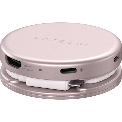 Satechi OntheGo Adaptador Multipuerto 5 en 1 para MacBook Neo HDMI 4K60 W USB-C PD 60W