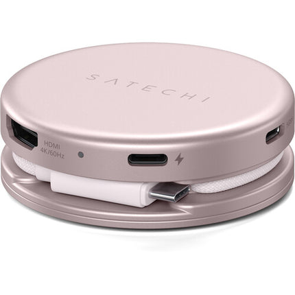 Satechi OntheGo Adaptador Multipuerto 5 en 1 para MacBook Neo HDMI 4K60 W USB-C PD 60W