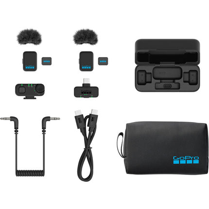 GoPro Two-Person Kit Micrófono Inalámbrico 492' Alcance 24-Bit Audio