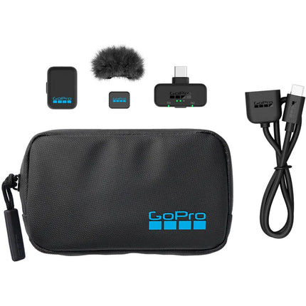 GoPro Wireless Mic Kit Micrófono Inalámbrico USB-C 492' Alcance 6.5h Autonomía