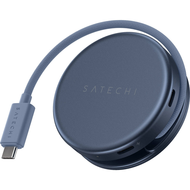 Satechi OntheGo Adaptador Multiport 5 en 1 para MacBook Neo HDMI 4K 60W PD Indigo
