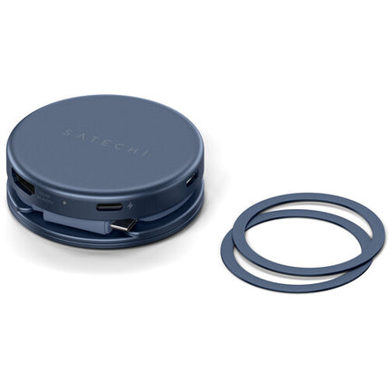 Satechi OntheGo Adaptador Multiport 5 en 1 para MacBook Neo HDMI 4K 60W PD Indigo