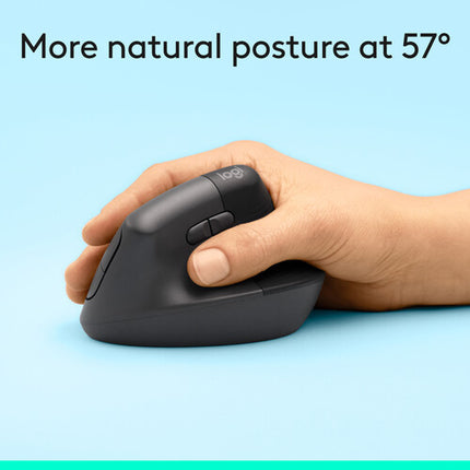 Logitech Lift Mouse Inalámbrico Ergonómico Vertical 4000 DPI Batería AA