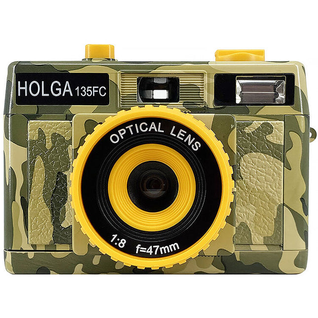 Holga 135FC Cámara Analógica 35mm con Flash y Objetivo 47mm f8