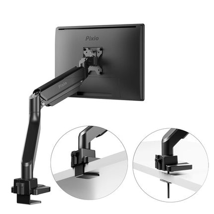 Pixio PS2D Soporte de Escritorio Doble para Monitores Hasta 35" Negro