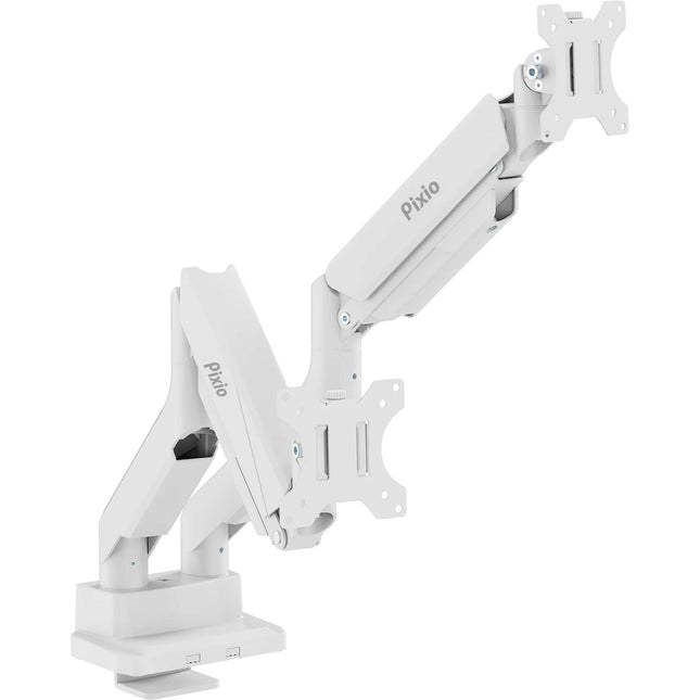 Pixio PS2D Soporte de Escritorio Doble Brazo para Monitores hasta 35" Blanco