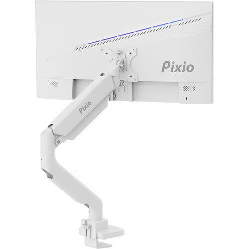 Pixio PS2S Soporte de Escritorio para Monitor de hasta 49" Blanco 33 lb Ajuste sin Herramientas