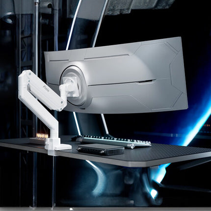 Pixio PS2S Titan Soporte de Escritorio Articulado para Monitores de hasta 57" con Capacidad de 59.4 lb y Extensión de 20.7"
