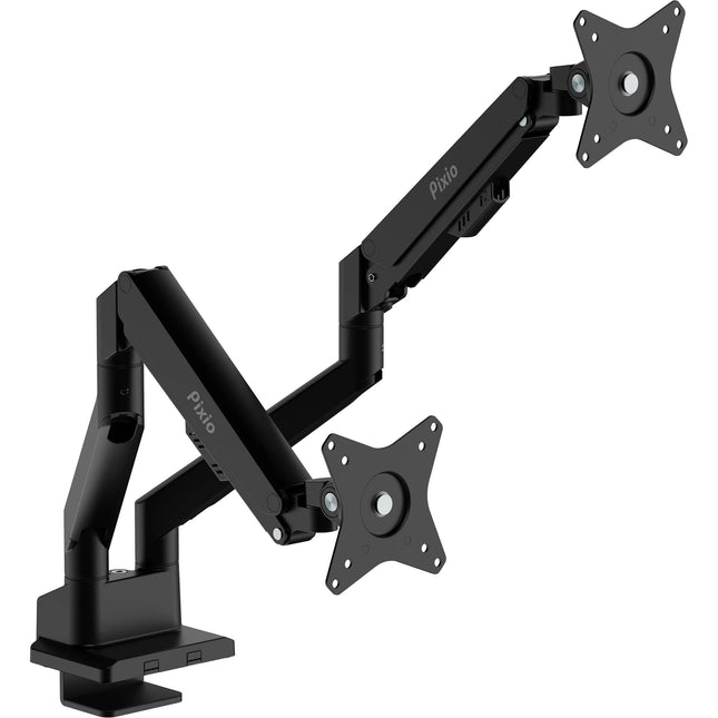 Pixio PS1D Wave Soporte de Escritorio Dual para Monitores de 17 a 32" con Rotación 180°