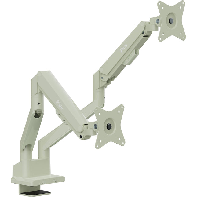 Pixio PS1D soporte doble para monitores de hasta 32 pulgadas con giro y inclinación