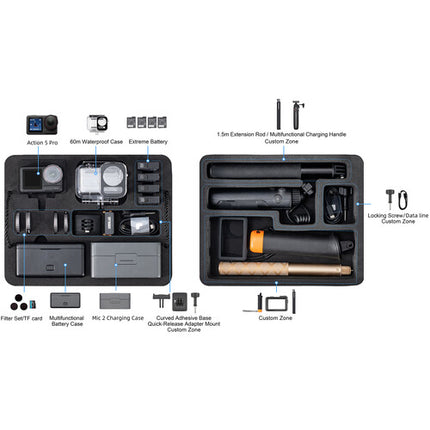 STARTRC Funda Dura Impermeable Doble para DJI Osmo Action 5 Pro IP67