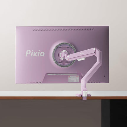 Pixio PS1S Wave Soporte de Escritorio para Monitor de 17 a 32 Pulgadas Rosa