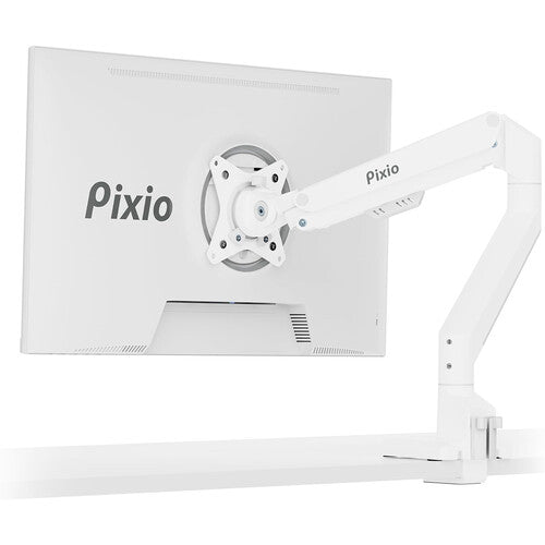 Pixio PS1S Wave Soporte de Escritorio para Monitor de Hasta 32 Pulgadas con Montaje VESA 75x75 y 100x100mm Blanco