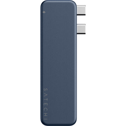 Satechi USB-C Snap Hub para MacBook Neo con HDMI 4K60 y carga 45W Indigo