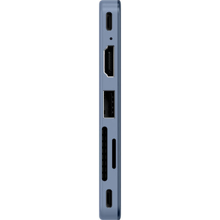 Satechi USB-C Snap Hub para MacBook Neo con HDMI 4K60 y carga 45W Indigo