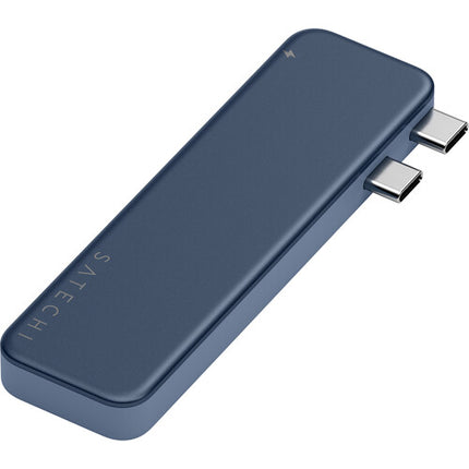 Satechi USB-C Snap Hub para MacBook Neo con HDMI 4K60 y carga 45W Indigo
