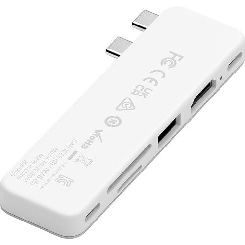 Satechi USB-C Snap Hub para MacBook Neo Plata HDMI 4K60 USB-C PD 45W