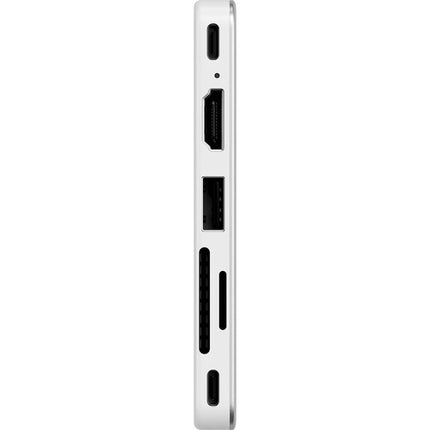 Satechi USB-C Snap Hub para MacBook Neo Plata HDMI 4K60 USB-C PD 45W