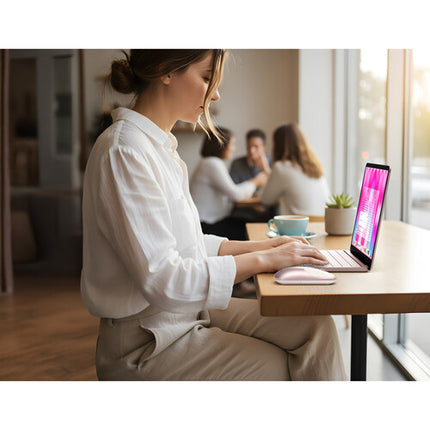 Satechi Slim EX Ratón Inalámbrico Bluetooth 5.3 1200 dpi Blush