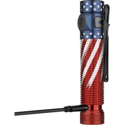 Olight Baton 4 Pro Linterna Recargable 1600 Lúmenes 3500mAh Stars & Stripes