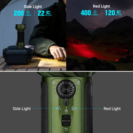 Olight Marauder Mini 2 Linterna Recargable 10000 Lúmenes 7500mAh Verde