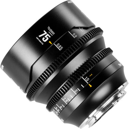 7Artisans DREAM 75mm T1.5 Lente de Cine Full Frame Apertura T1.5-T16