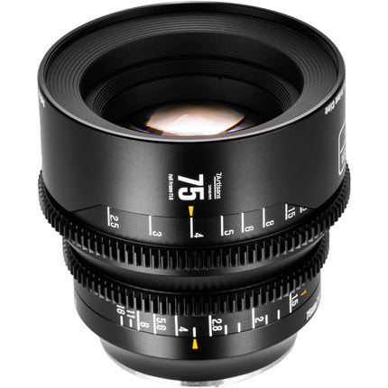 7Artisans DREAM 75mm T1.5 Lente de Cine Full-Frame Apertura T1.5-T16 Diámetro 88mm