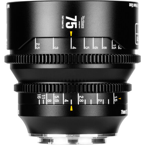7Artisans DREAM 75mm T1.5 Objetivo de Cine Full Frame Nikon Z con Apertura T1.5-T16