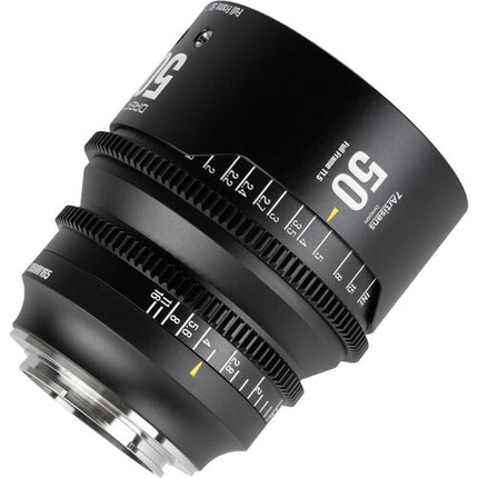 7Artisans DREAM 50mm T1.5 Lente de Cine Full Frame con Apertura T1.5-T16 300° Rotación Para Sony E