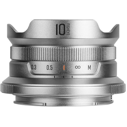 Brightin Star 10mm f5.6 II Lente Ojo de Pez APS-C Ángulo 173° Plata