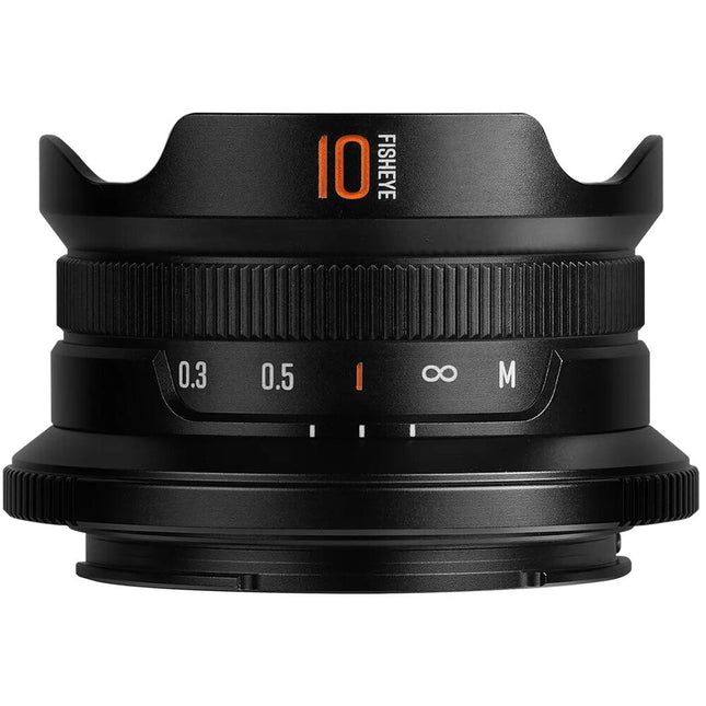 Brightin Star 10mm f5.6 II objetivo ojo de pez APS C 173° ángulo enfoque manual mínimo 4.7 pulgadas