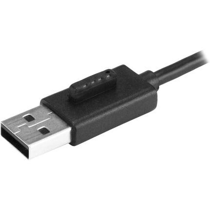 StarTech Hub portátil USB-A 2.0 4 puertos con cable integrado bus-powered
