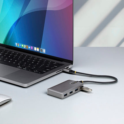 StarTech Hub USB-C 3.2 Gen 1 4 Puertos USB-A 15W Space Gray