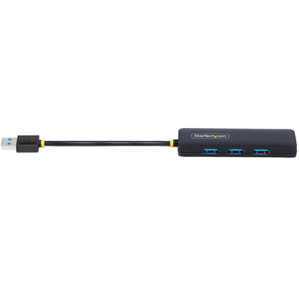StarTech Hub USB-A 3.2 Gen 1 Mini 4 Puertos Negro con Gestión de Cable