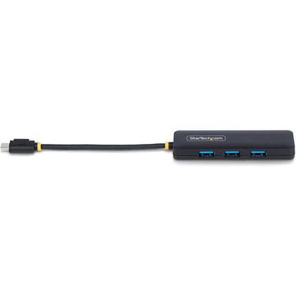 StarTech USB-C a Hub Mini 4 Puertos USB-A 3.2 Gen 1 Cable 5" Negro