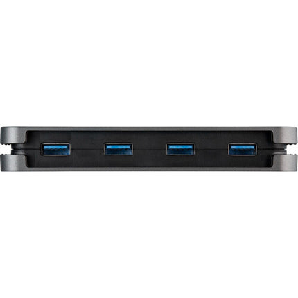 StarTech Hub USB-C 3.2 Gen 1 4 Puertos Negro y Gris con Cable 11"