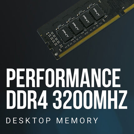 PNY 8GB Performance DDR4 3200 MHz Memoria RAM 1x8GB CL22 1.2V