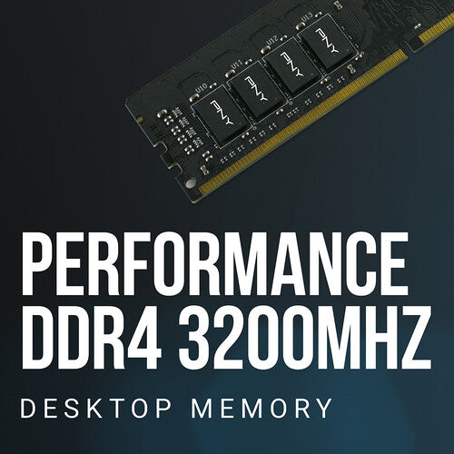 PNY 8GB Performance DDR4 3200 MHz Memoria RAM 1x8GB CL22 1.2V