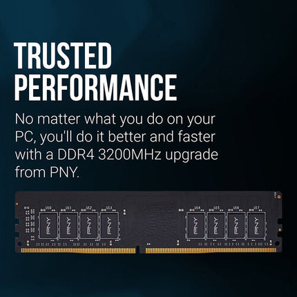 PNY 8GB Performance DDR4 3200 MHz Memoria RAM 1x8GB CL22 1.2V