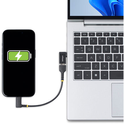 StarTech Adaptador USB-A a USB-C ángulo recto USB 3.2 5 Gb/s 15W