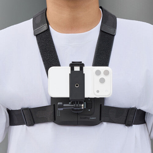 SmallRig Quick Release Soporte de Pecho para Smartphones con Correa Ajustable 30.7-47.25 pulgadas