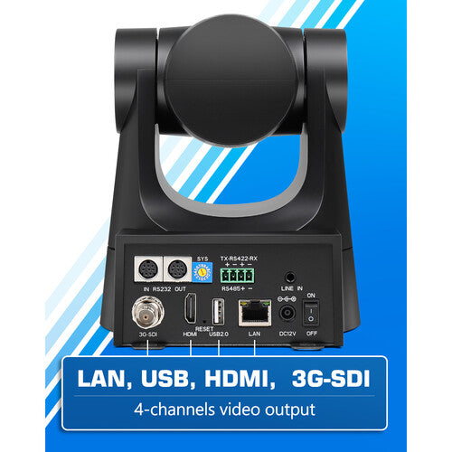 FoMaKo BH301 Cámara PTZ HDMI 30x Zoom Controlador Joystick 3" Display