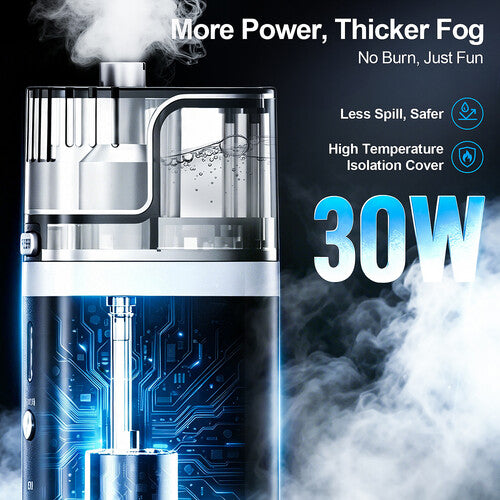 LENSGO Smoke M Máquina de Humo Portátil 22mL Tanque 25 Min Salida