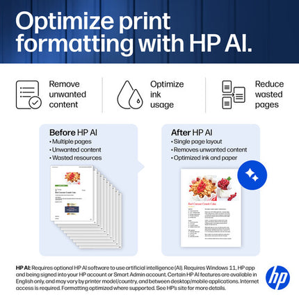 HP Smart Tank 7603 Impresora multifunción inyección color 4800x1200dpi 15ppm y escáner ADF 35 hojas