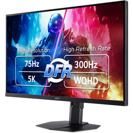 Acer Nitro XV5 Monitor para juegos 27" 5K 75 Hz QHD 300 Hz Dual Mode