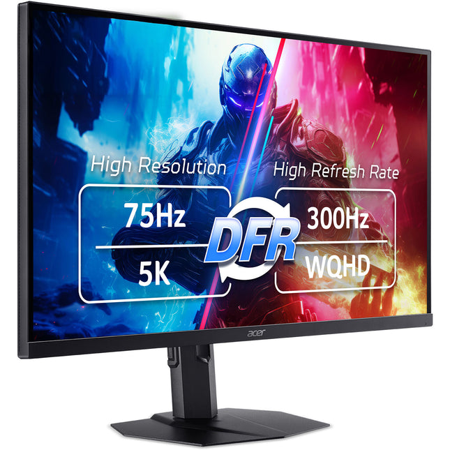 Acer Nitro XV5 Monitor para juegos 27" 5K 75 Hz QHD 300 Hz Dual Mode