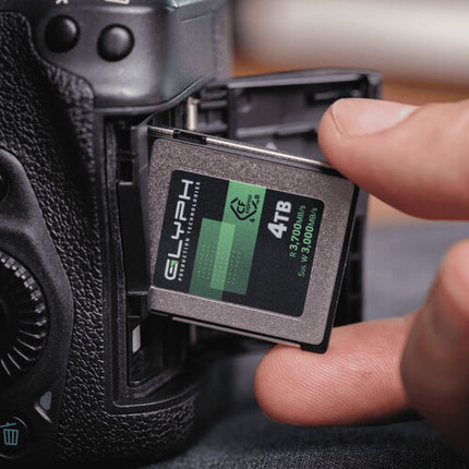 Glyph Technologies 4TB Capture+ CFexpress 4.0 Tipo B tarjeta de memoria 2-Pack alta velocidad 3700 MB/s lectura